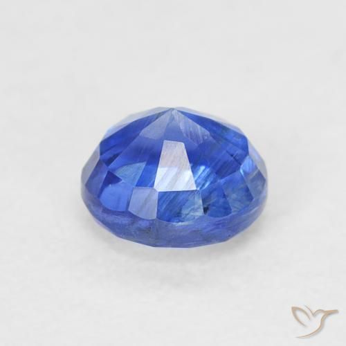 Cianite vero blu naturale da 0.45 ct, Rotondo, SI