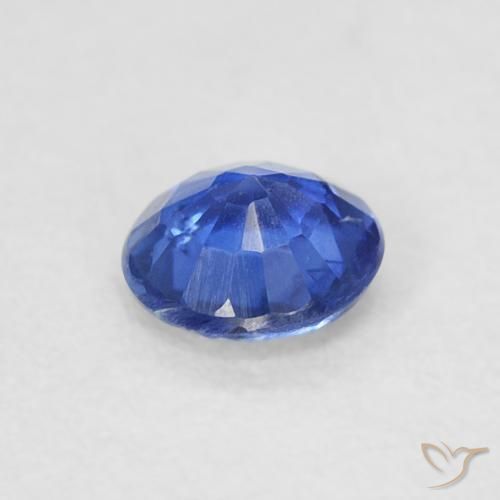 Cianite Blu profondo azzurro naturale da 0.31 ct, Rotondo, VS-SI