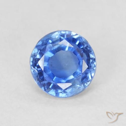 Cianite Azzurro naturale da 0.37 ct, Rotondo, VS-SI