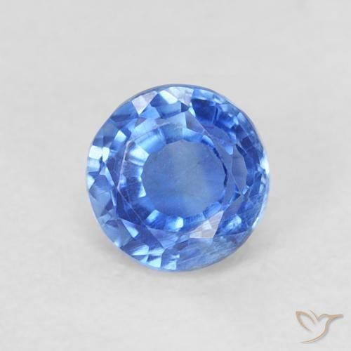 Cianite Azzurro naturale da 0.37 ct, Rotondo, VS-SI