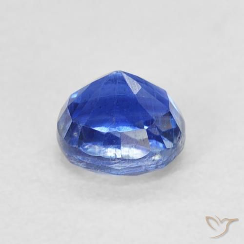Cianite Blu Egiziano Profondo naturale da 0.47 ct, Rotondo, VS-SI