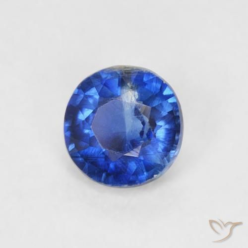 Cianite vero blu naturale da 0.34 ct, Rotondo, SI