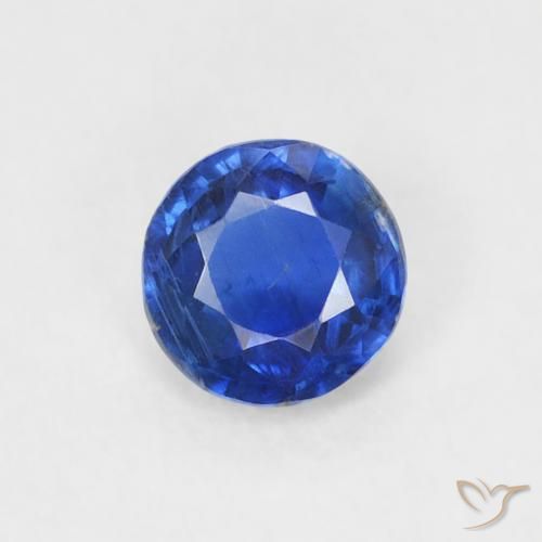 0.31ct Naturale vero blu Cianite, Rotondo, SI