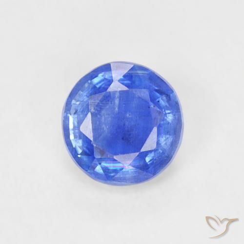 0.36ct Naturale Bambina blu Cianite, Rotondo, SI