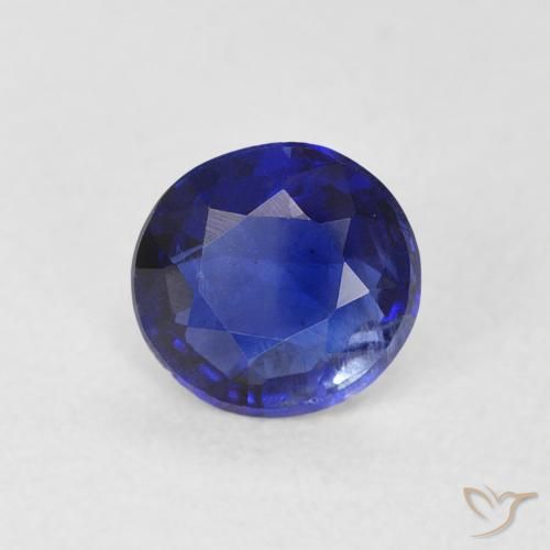 Cianite Blu reale naturale da 0.47 ct, Rotondo, SI
