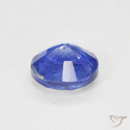 Cianite Blu profondo azzurro naturale da 0.70 ct, Rotondo, SI