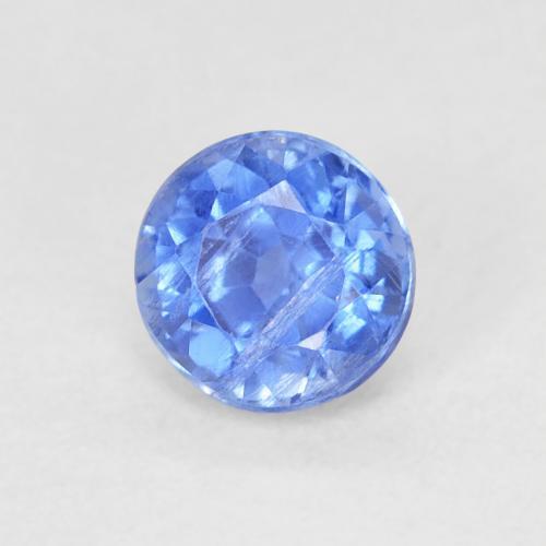 Cianite Blu profondo azzurro naturale da 0.71 ct, Rotondo, SI