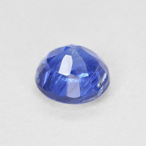 Cianite Blu profondo azzurro naturale da 0.71 ct, Rotondo, SI