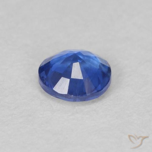 Cianite Blu profondo azzurro naturale da 0.31 ct, Rotondo, VS-SI