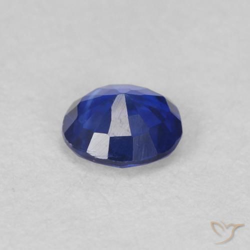 Cianite Blu profondo azzurro naturale da 0.29 ct, Rotondo, VS-SI