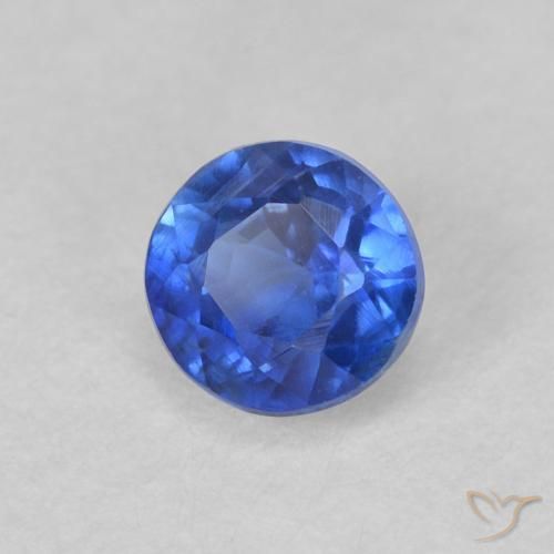 Cianite vero blu naturale da 0.52 ct, Rotondo, VS-SI