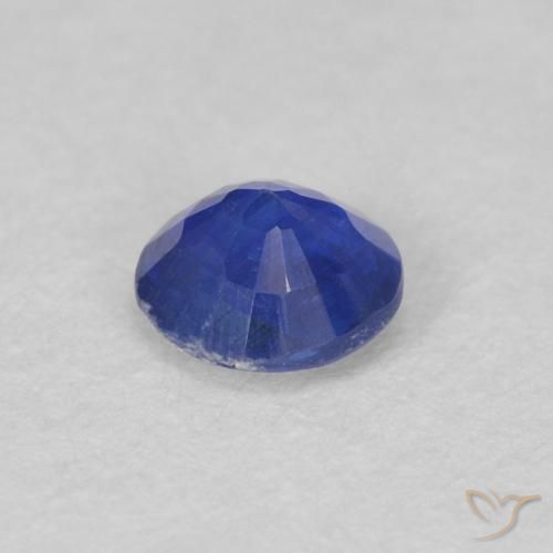 Cianite Blu acceso naturale da 0.32 ct, Rotondo, VS-SI