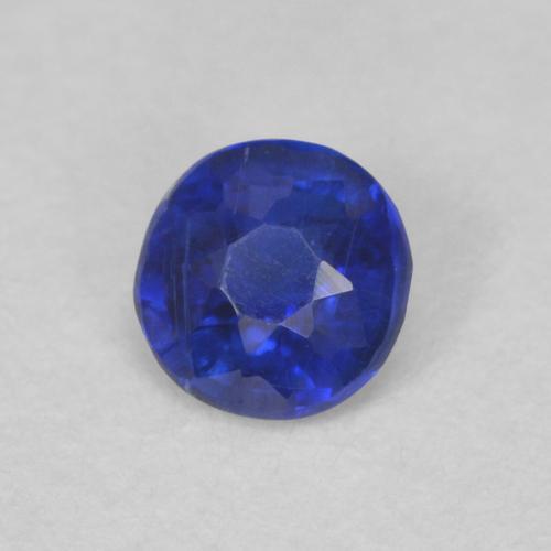 Cianite Blu scuro naturale da 0.33 ct, Rotondo, VS-SI