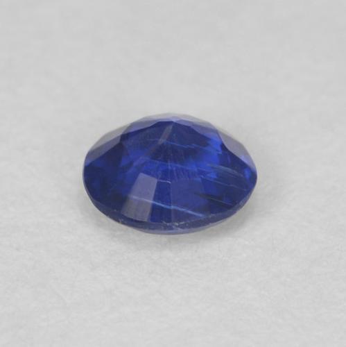 Cianite Blu scuro naturale da 0.33 ct, Rotondo, VS-SI