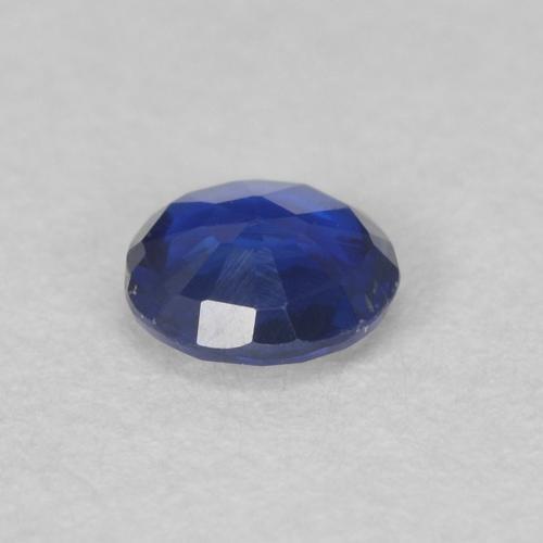 Cianite Blu scuro naturale da 0.34 ct, Rotondo, VS-SI