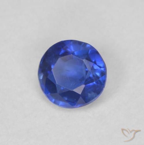 Cianite vero blu naturale da 0.34 ct, Rotondo, VS-SI