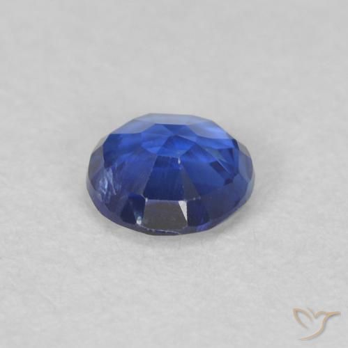 Cianite vero blu naturale da 0.34 ct, Rotondo, VS-SI