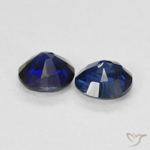 Gemme di Cianite Blu reale naturale da 0.69 ct, Rotondo, VS-SI