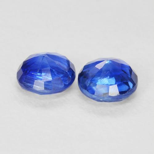 Gemme di Cianite vero blu naturale da 0.78 ct, Rotondo, VS-SI