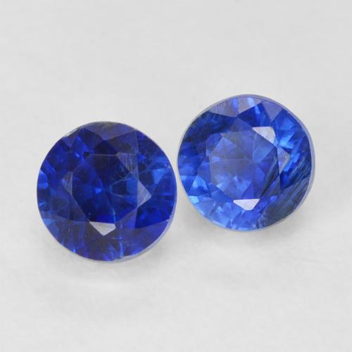 Gemme di Cianite Blu reale naturale da 1.18 ct, Rotondo, VS-SI
