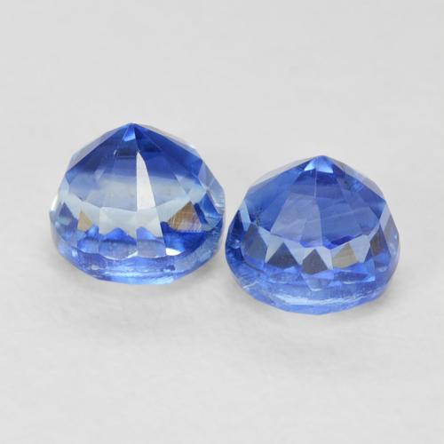Gemme di Cianite Blu reale naturale da 1.18 ct, Rotondo, VS-SI