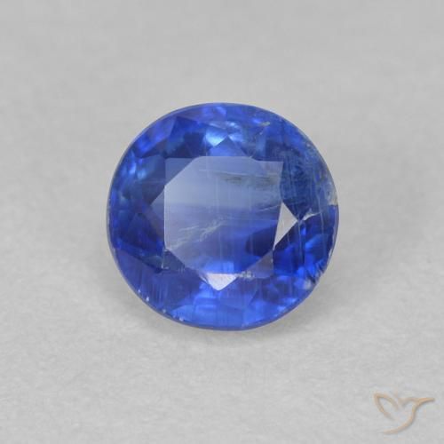 Cianite vero blu naturale da 0.72 ct, Rotondo, SI