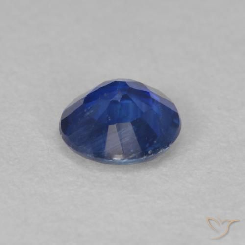 Cianite Blu scuro naturale da 0.52 ct, Rotondo, SI
