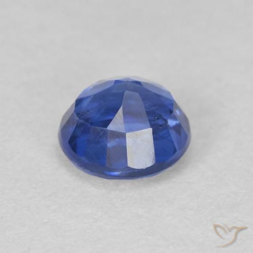 Cianite vero blu naturale da 0.75 ct, Rotondo, SI