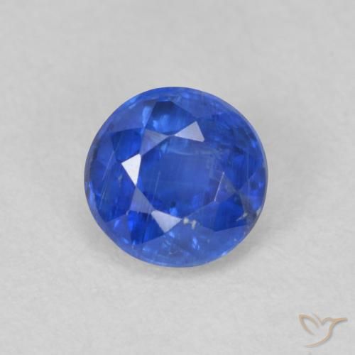 0.69ct Naturale vero blu Cianite, Rotondo, SI