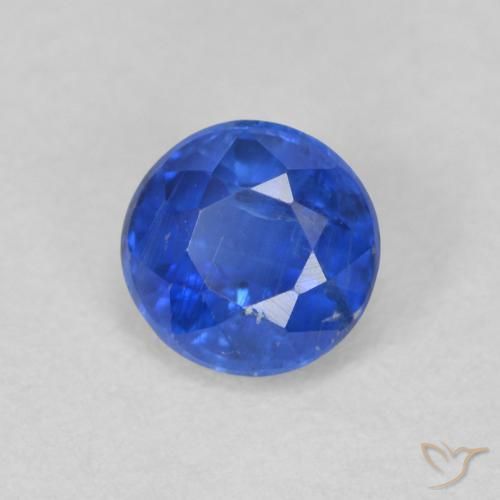 Cianite vero blu naturale da 0.69 ct, Rotondo, SI