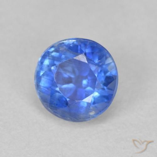 Cianite Bambina blu naturale da 0.73 ct, Rotondo, SI