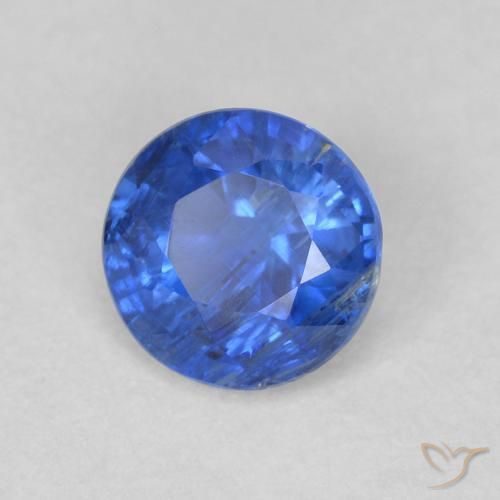Cianite vero blu naturale da 0.64 ct, Rotondo, SI