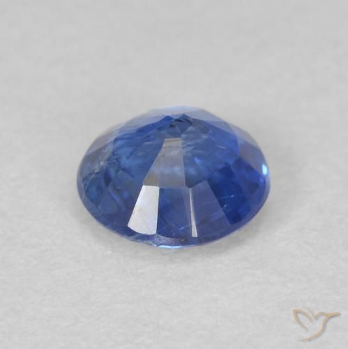 Cianite vero blu naturale da 0.64 ct, Rotondo, SI