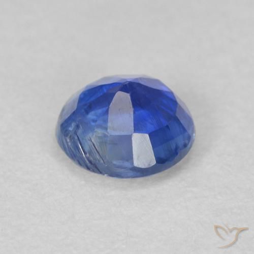 Cianite vero blu naturale da 0.72 ct, Rotondo, SI