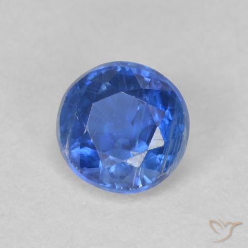 Cianite vero blu naturale da 0.68 ct, Rotondo, SI