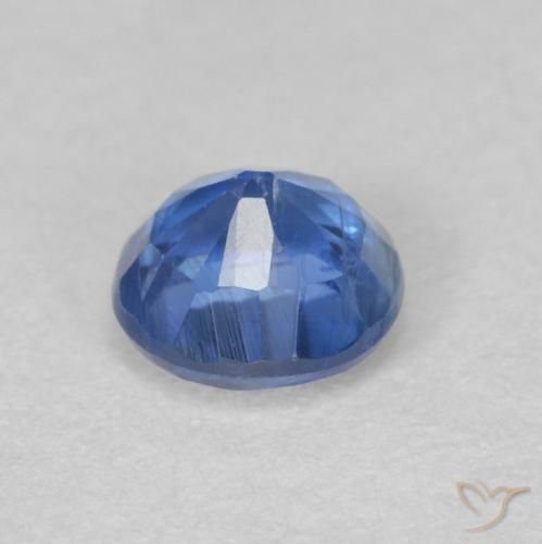 Cianite vero blu naturale da 0.68 ct, Rotondo, SI