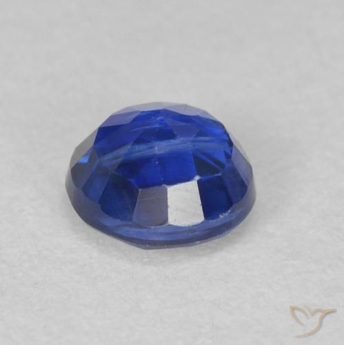 Cianite vero blu naturale da 0.76 ct, Rotondo, SI