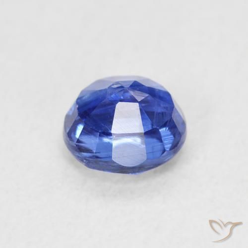 Cianite Blu navy naturale da 0.73 ct, Rotondo, SI