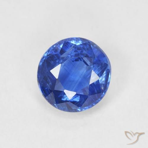 0.69ct Naturale vero blu Cianite, Rotondo, SI