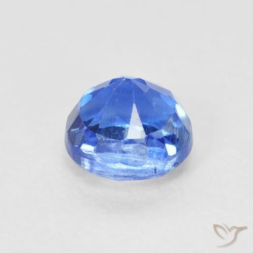 Cianite Blu medio naturale da 0.81 ct, Rotondo, SI