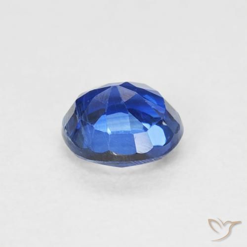 Cianite Blu medio naturale da 0.64 ct, Rotondo, SI