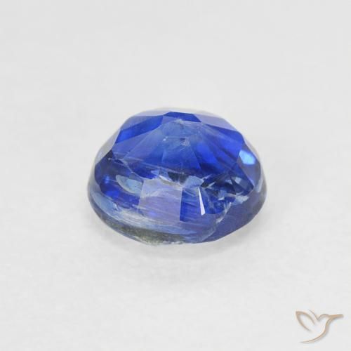 Cianite Blu acceso naturale da 0.82 ct, Rotondo, SI
