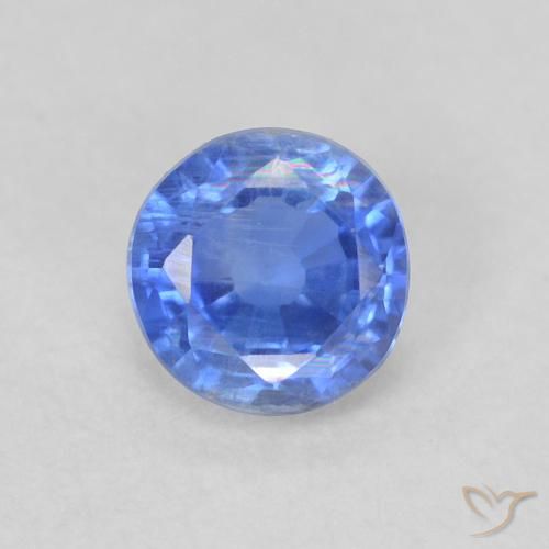 Cianite Bambina blu naturale da 0.31 ct, Rotondo, VS-SI