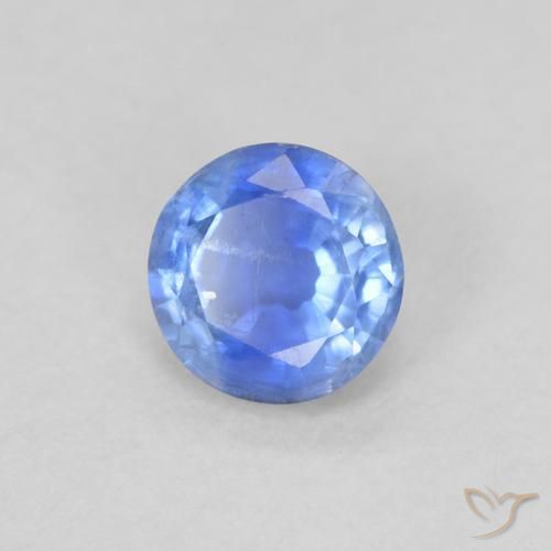 Cianite Azzurro naturale da 0.35 ct, Rotondo, VS-SI