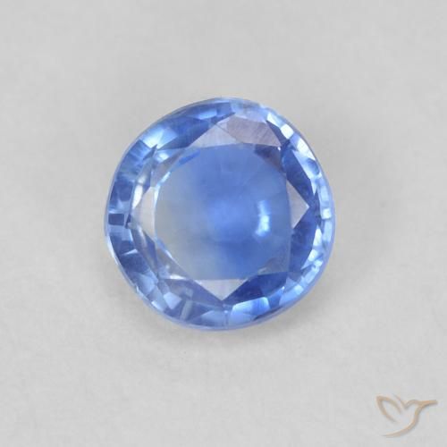 0.38ct Naturale Azzurro Cianite, Rotondo, VS-SI