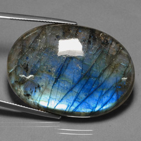 Labradorite Multicolore naturale da 62.84 ct, Trasparente, Trasparente/Traslucido
