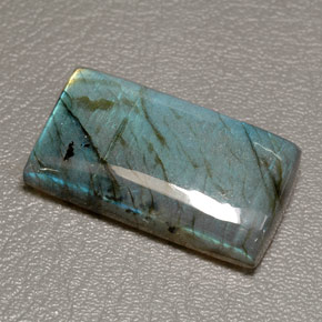 Labradorite naturale multicolore da 66,83 ct, trasparente, trasparente/traslucido