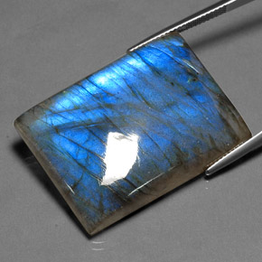 Labradorite naturale multicolore da 73,73 ct, trasparente, trasparente/traslucido