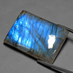 Labradorite naturale multicolore da 73,73 ct, trasparente, trasparente/traslucido