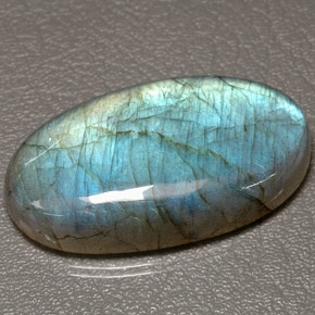 Labradorite Multicolore naturale da 61.83 ct, Trasparente, Trasparente/Traslucido